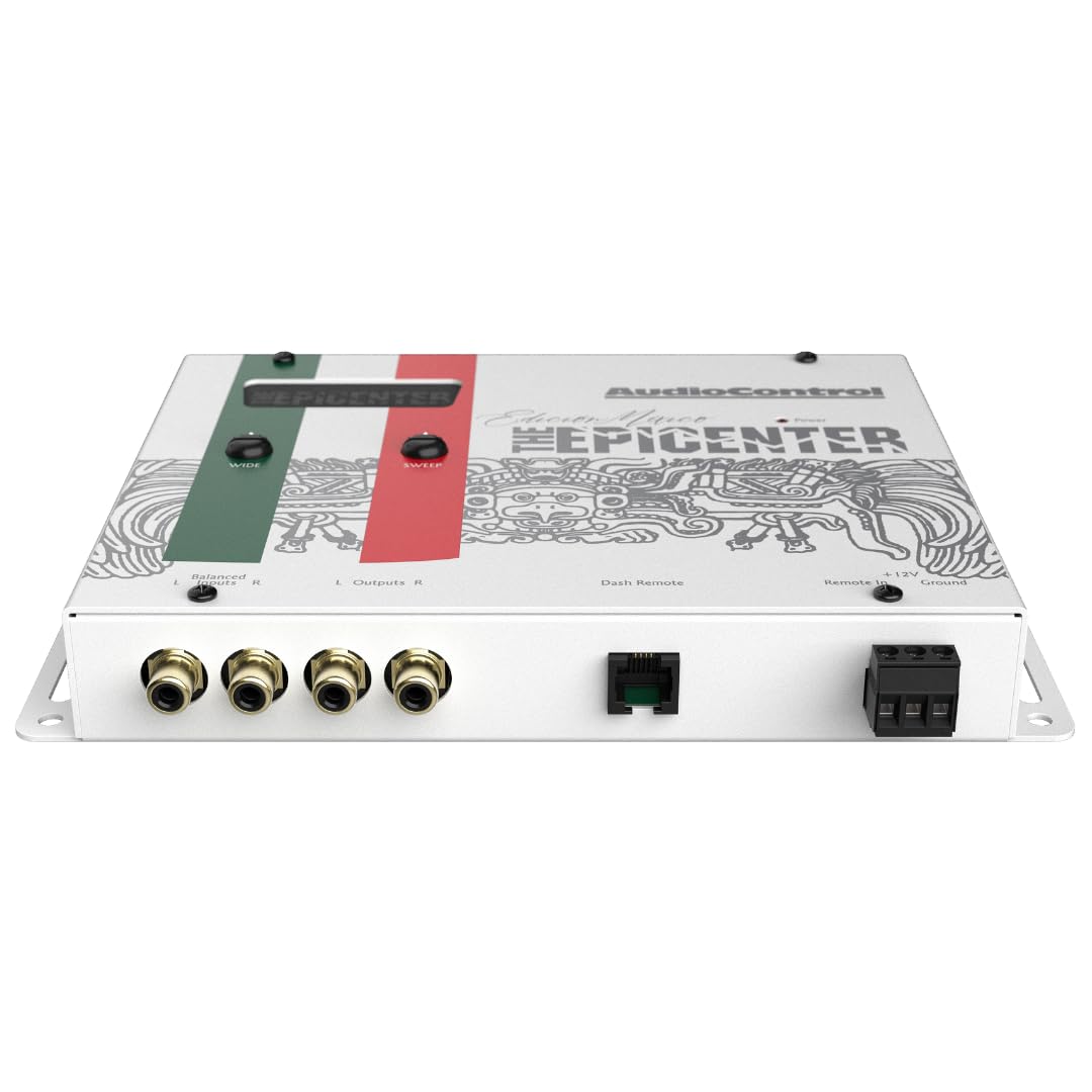 Audiocontrol Epicenter Bass Restoration Processor, Car Audio Bass Booster Maximizer (Epicenter Mexico Edition, White)